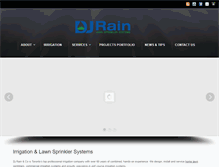 Tablet Screenshot of djrain.ca